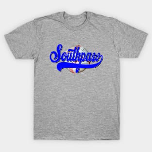 Southpaw Baseball Blue T-Shirt